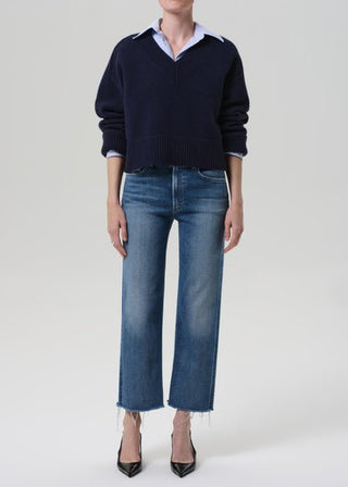 Palma Straight Raw Hem - obligato