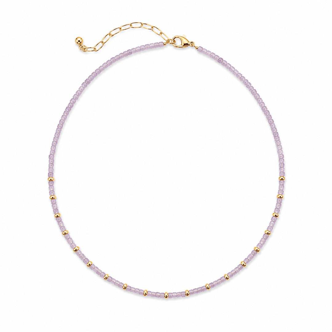 Paloma Quartz Beaded Necklace - obligato