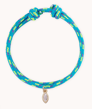 Paracord Bezel Bracelet in Blue - obligato