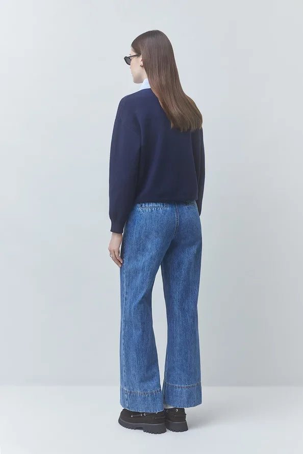 PAULIN Two-tone polo sweater - obligato
