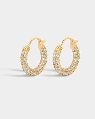 Pave Amalfi Huggies - Gold - obligato