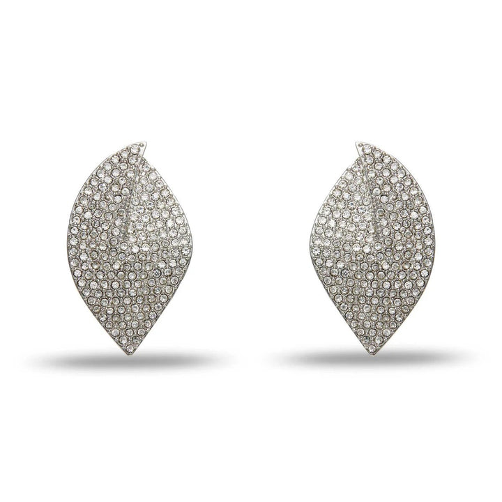 Pave Deco Feather Earring - obligato