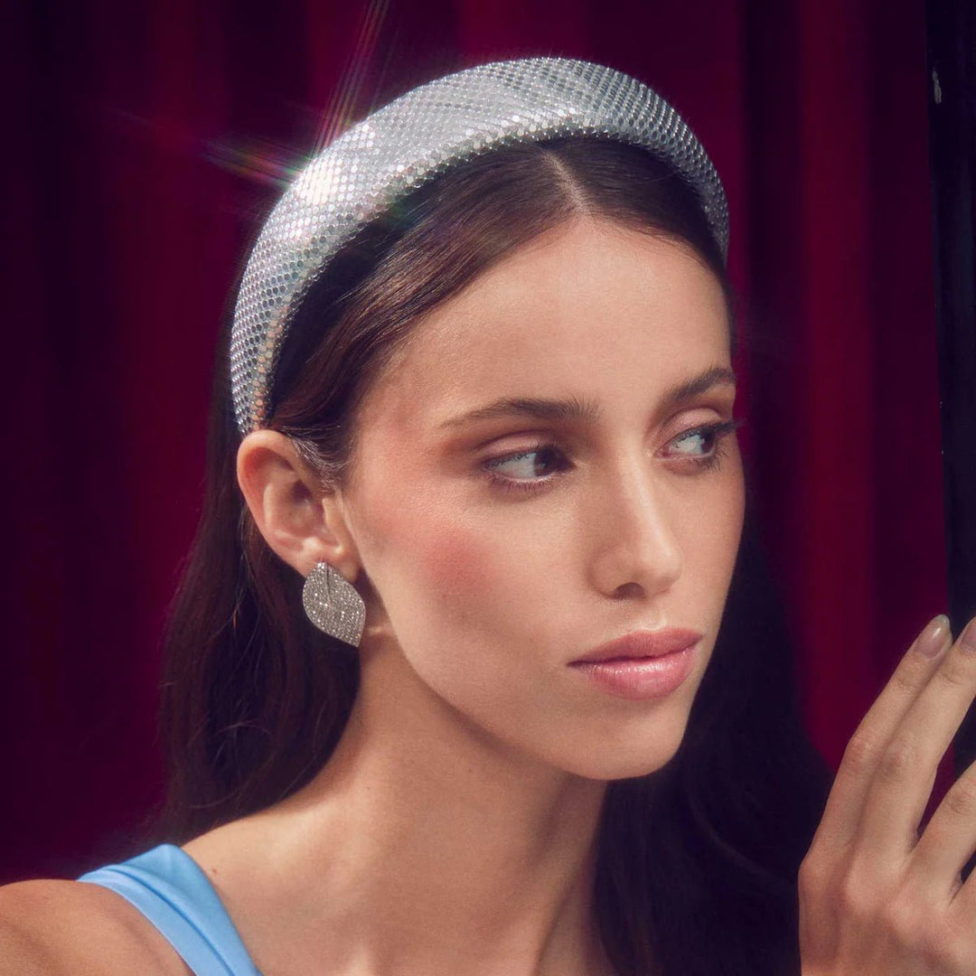 Pave Deco Feather Earring - obligato