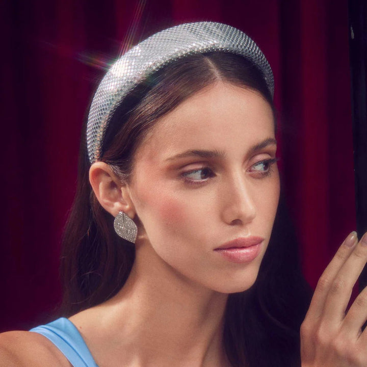 Pave Deco Feather Earring - obligato