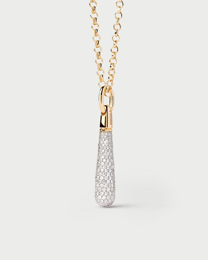 Pavé Large Drop Pendant - obligato
