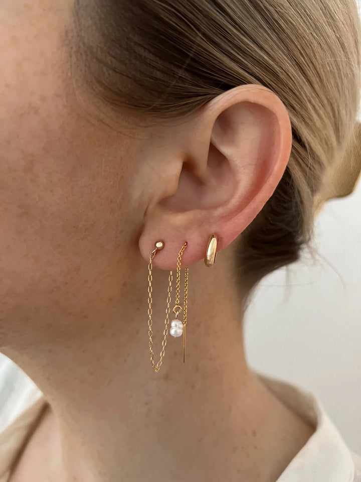 Pearl Threader Earrings - obligato