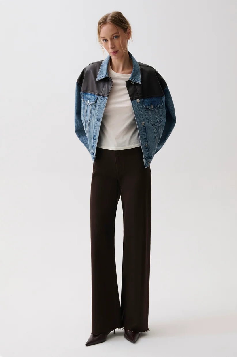 Penny High Rise Jean in Mocha - obligato