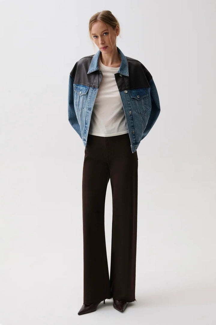 Penny High Rise Jean in Mocha - obligato