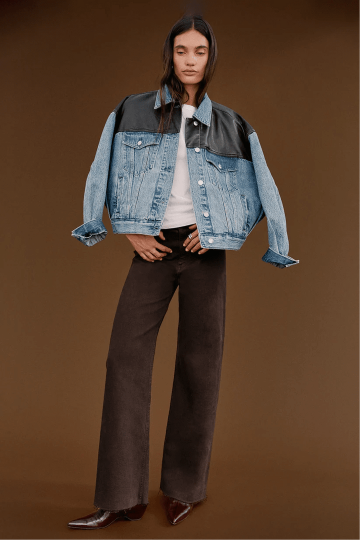 Penny High Rise Jean in Mocha - obligato
