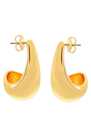 'PENSIVE' Earrings - Gold - obligato