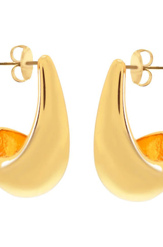 'PENSIVE' Earrings - Gold - obligato