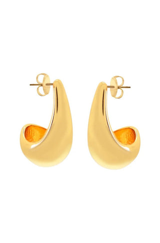 'PENSIVE' Earrings - Gold - obligato