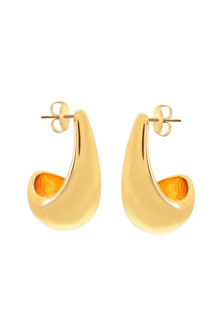 'PENSIVE' Earrings - Gold - obligato