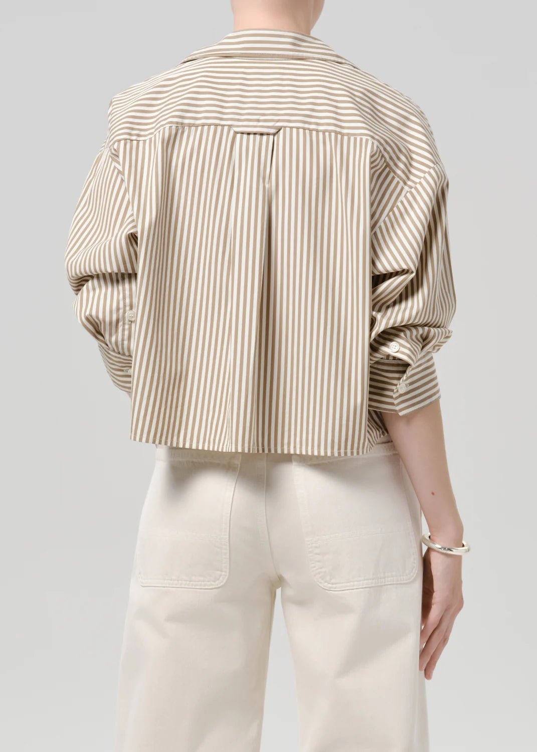 Petit Ami Shirt In Sandatlas Stripe - obligato