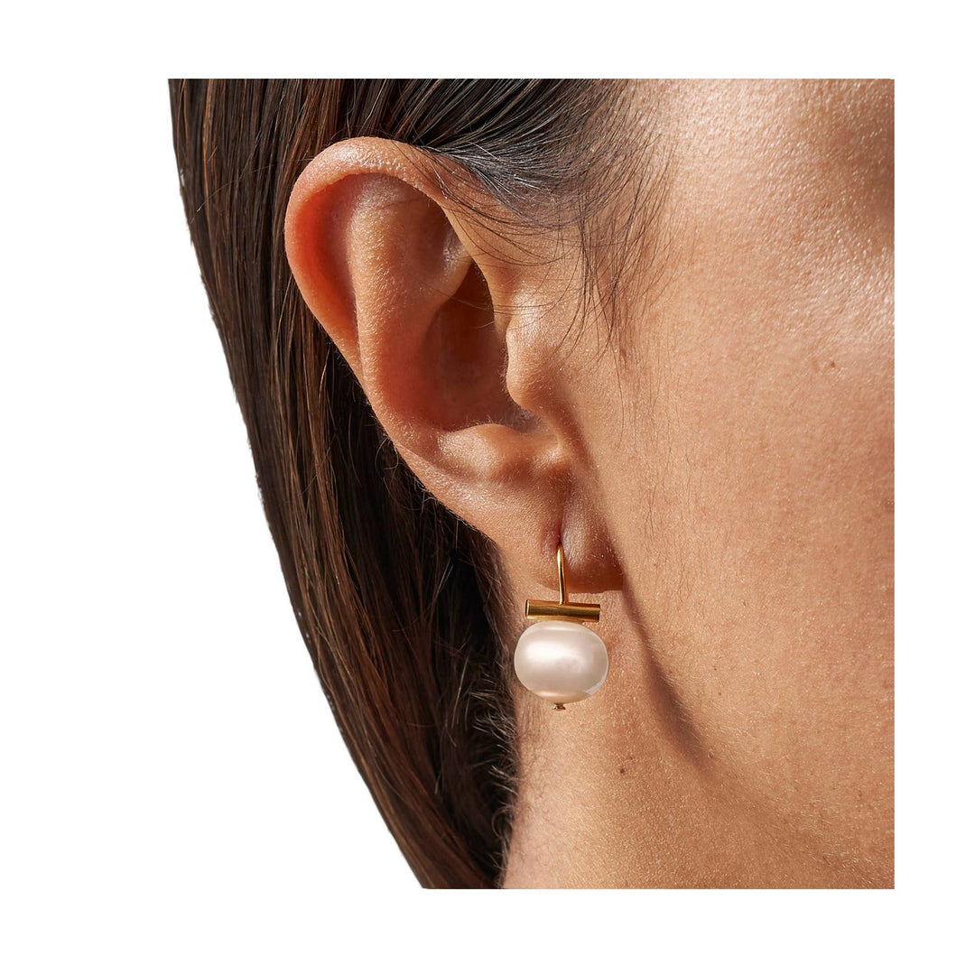 Petite + Sweet Pebble Pearls - Baby: White - obligato