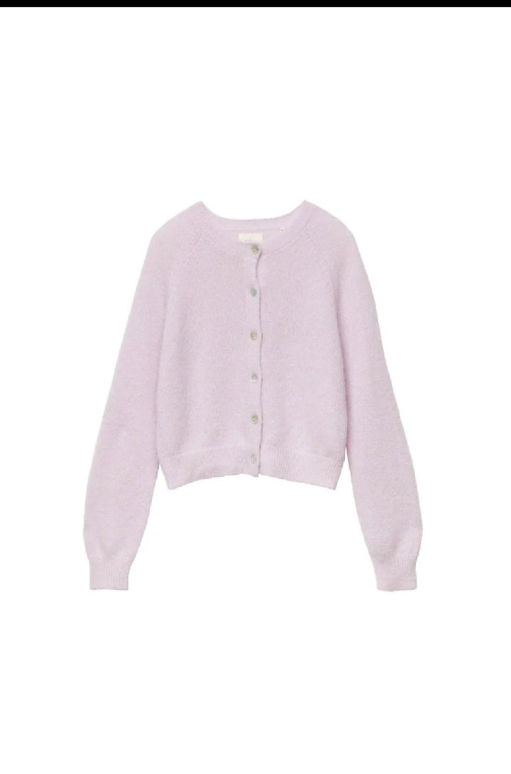 Petra Cardigan in Violet Thistle - obligato