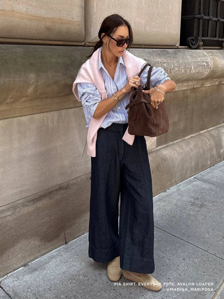 Pia Shirt in Montecito Stripe - obligato