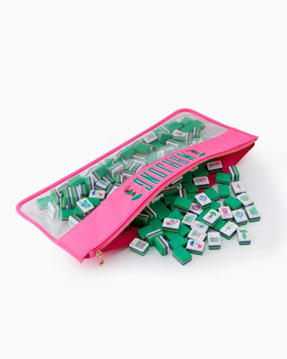Pink Monkey Mahjong Bag - obligato