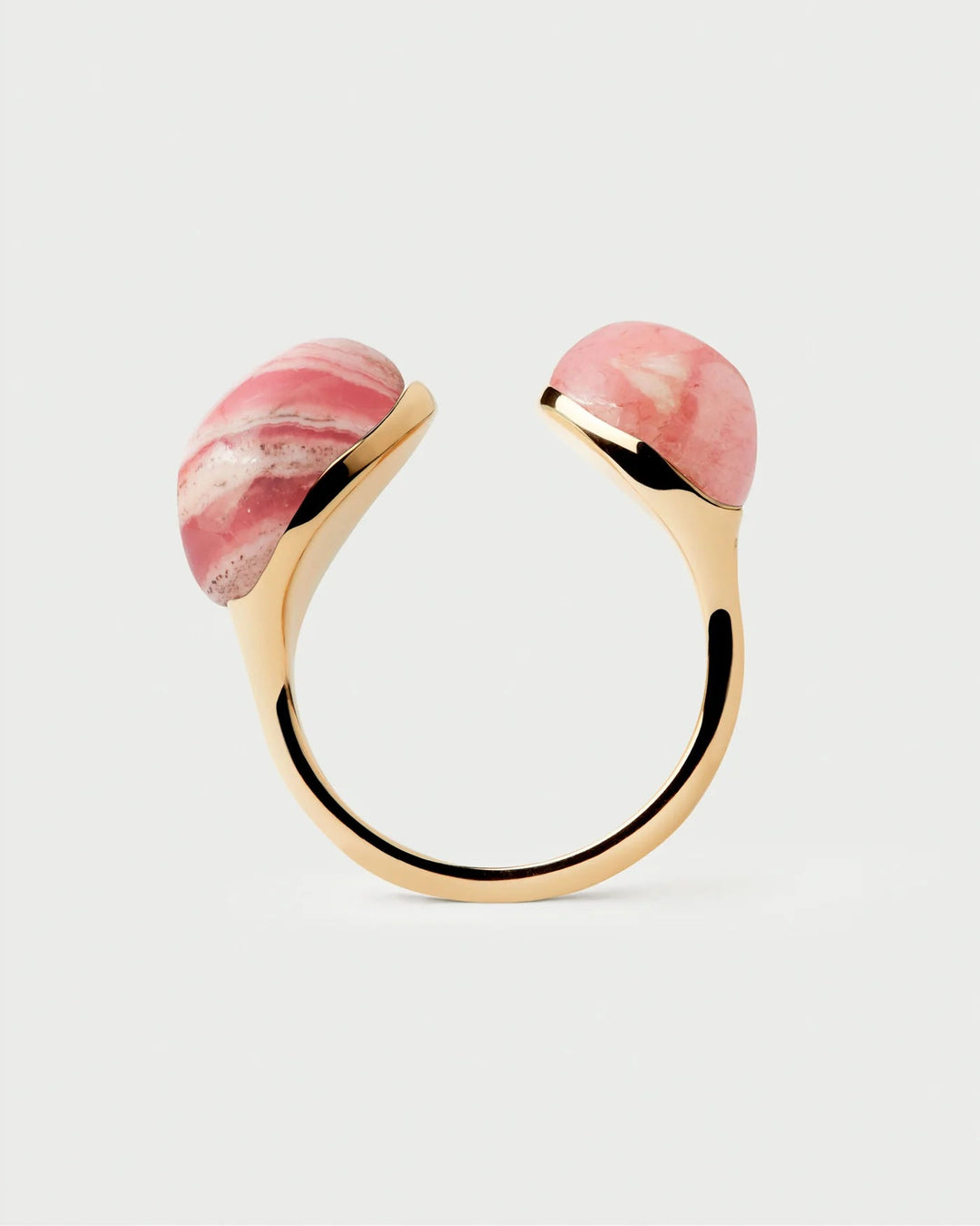 Pink Quartz Gravity Ring - obligato
