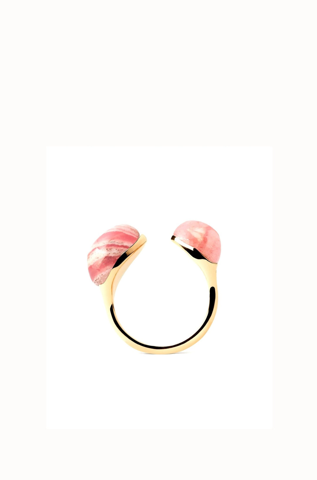 Pink Quartz Gravity Ring - obligato