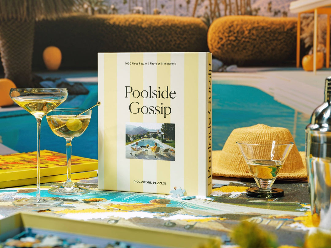 Poolside Gossip - Slim Aarons Collab - 1000 Piece Puzzle - obligato