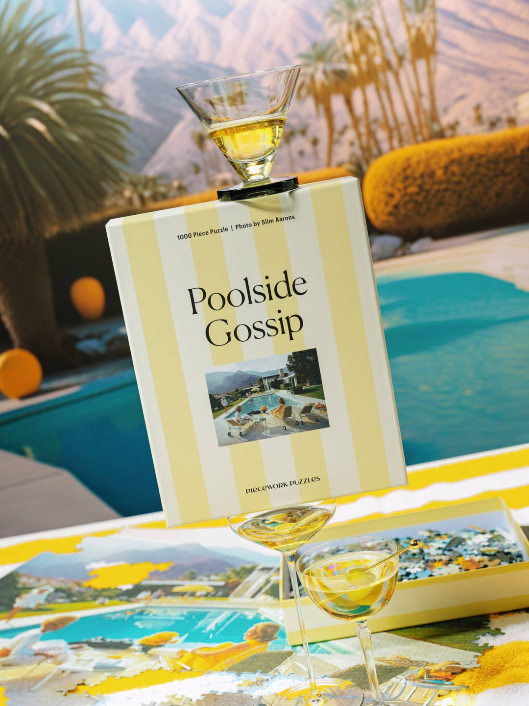 Poolside Gossip - Slim Aarons Collab - 1000 Piece Puzzle - obligato