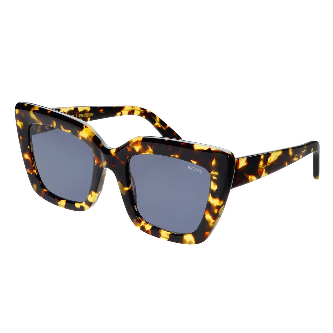 Portofino Acetate Oversized Cat Eye Sunglasses: Tortoise - obligato