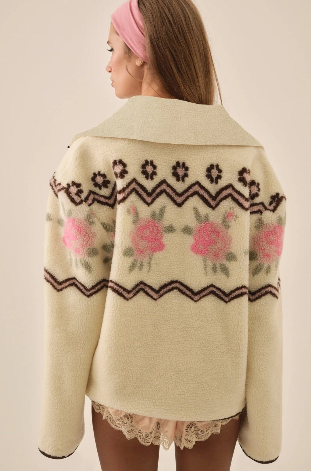 Posey Sherpa Pullover - obligato