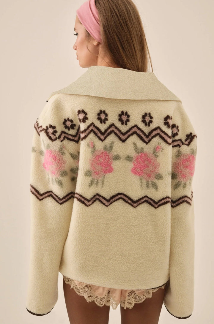 Posey Sherpa Pullover - obligato