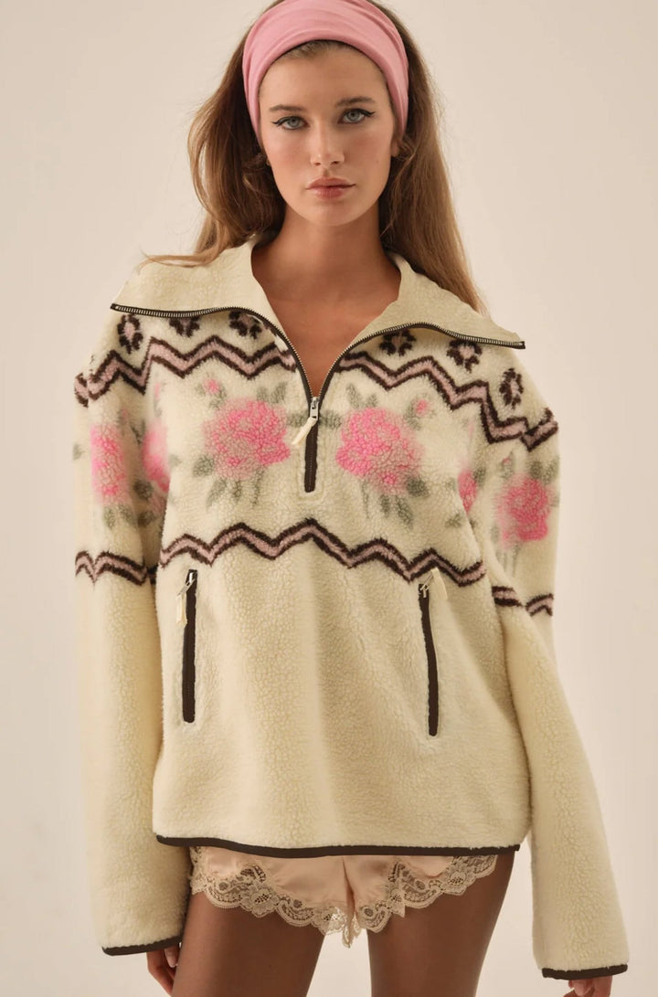 Posey Sherpa Pullover - obligato