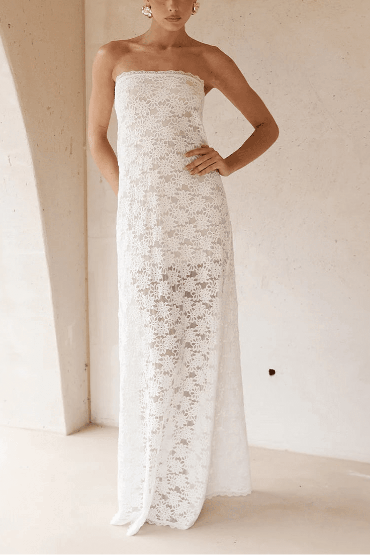 Pre Order Kiki Lace Maxi Dress - obligato