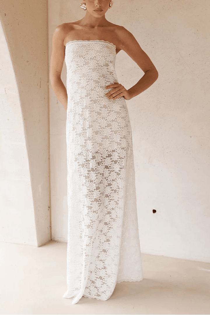 Pre Order Kiki Lace Maxi Dress - obligato