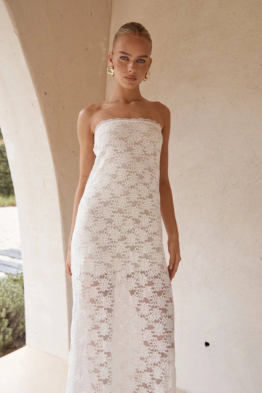 Pre Order Kiki Lace Maxi Dress - obligato