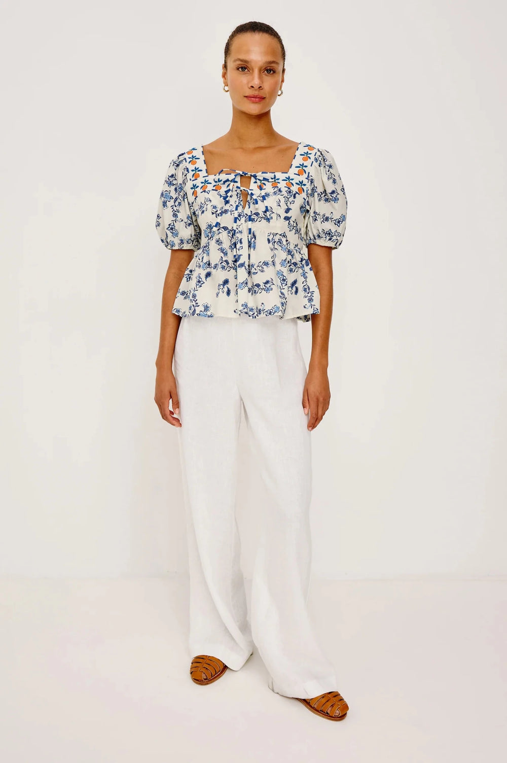 Presley Top Ceramic Floral - obligato