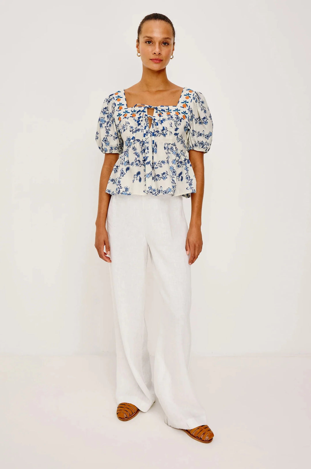 Presley Top Ceramic Floral - obligato
