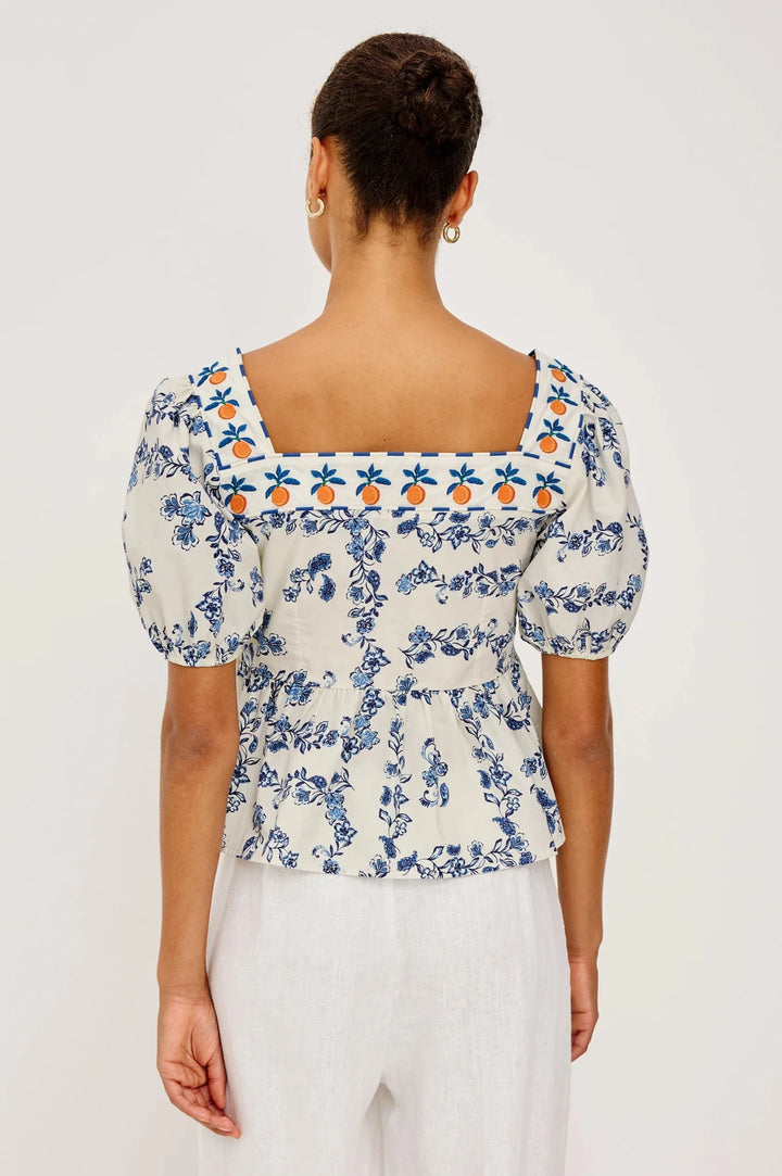 Presley Top Ceramic Floral - obligato