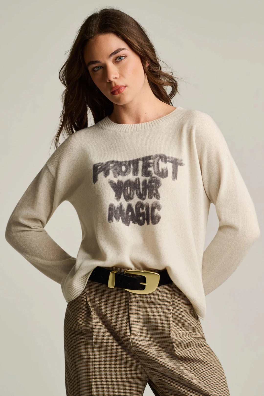 Protect Your Magic Sweater in Iced Gray - obligato