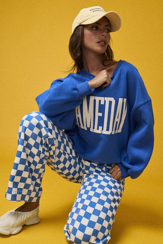 Pt18777 - Heather Gameday Sweatshirt: Orange / L - obligato