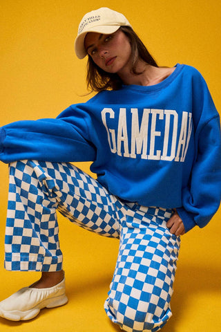 Pt18777 - Heather Gameday Sweatshirt: Orange / L - obligato