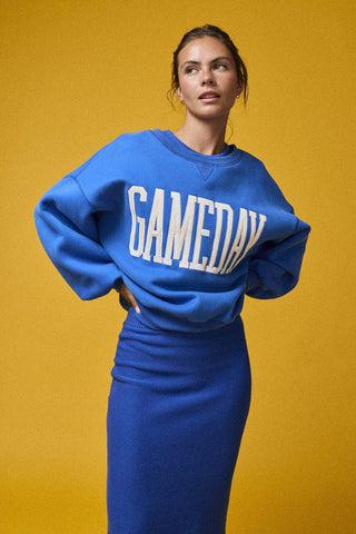 Pt18777 - Heather Gameday Sweatshirt: Orange / L - obligato