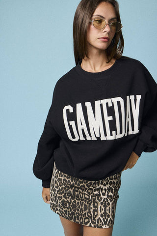 Pt18777 - Heather Gameday Sweatshirt: Orange / L - obligato