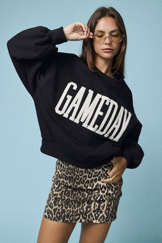 Pt18777 - Heather Gameday Sweatshirt: Orange / M - obligato