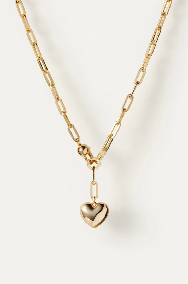 Puffy Heart Chain in Gold - obligato