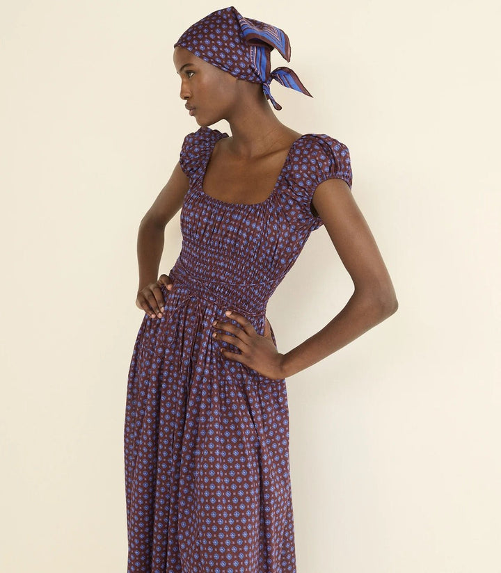 Quinelle Dress in Menorca Foulard - obligato