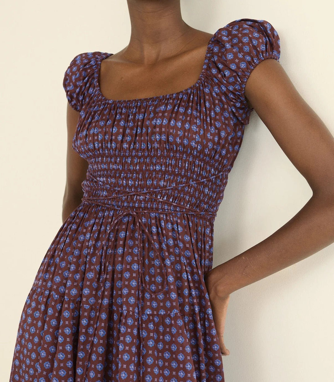 Quinelle Dress in Menorca Foulard - obligato