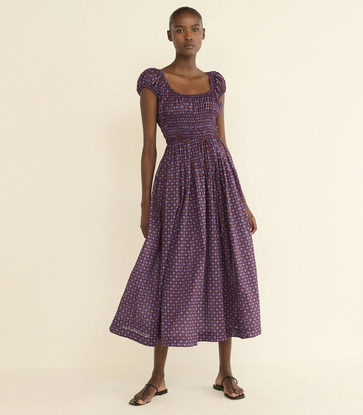 Quinelle Dress in Menorca Foulard - obligato