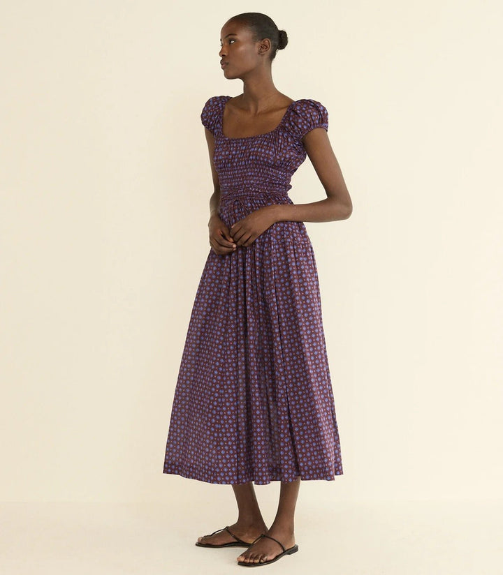 Quinelle Dress in Menorca Foulard - obligato