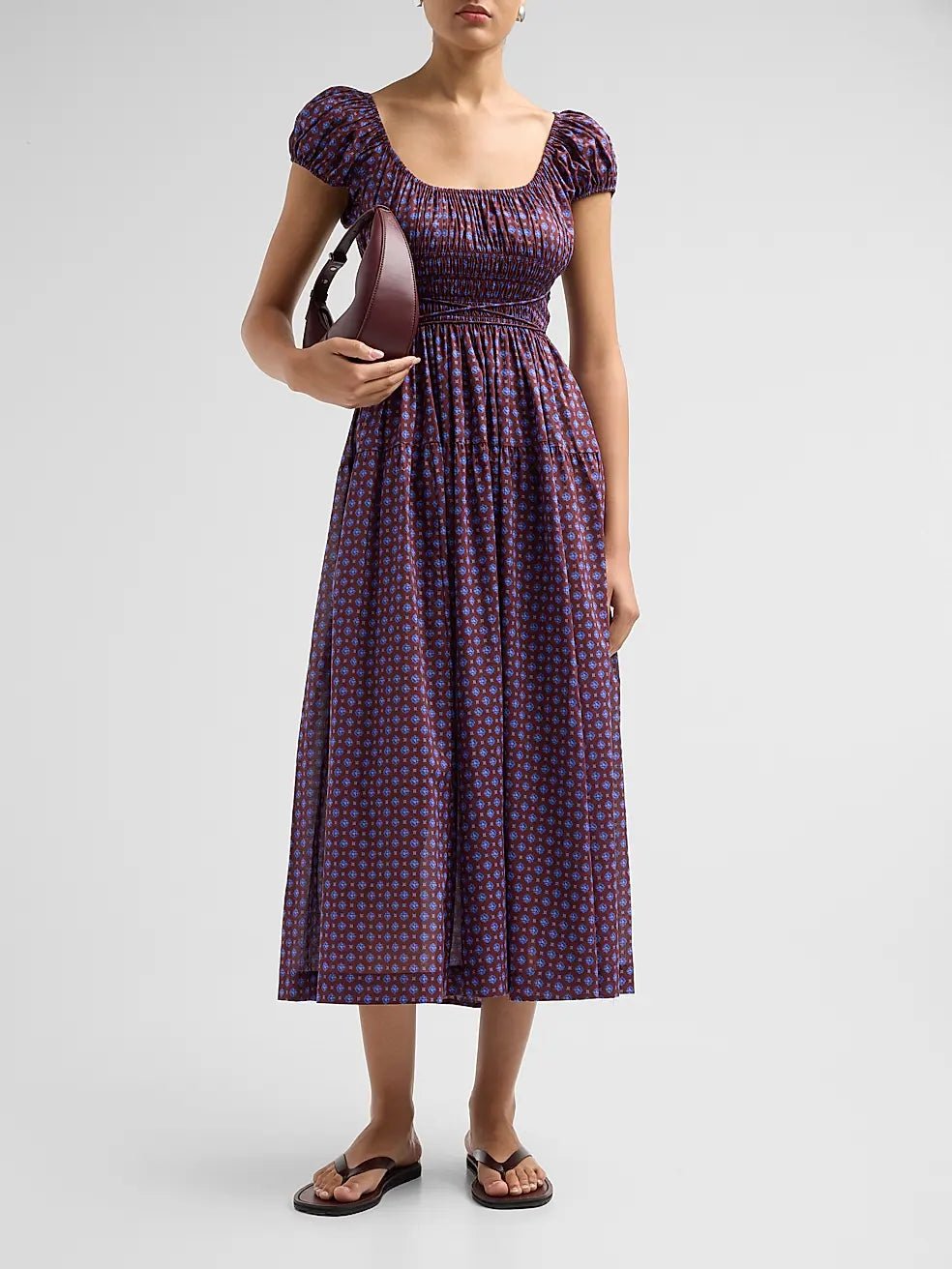 Quinelle Dress in Menorca Foulard - obligato
