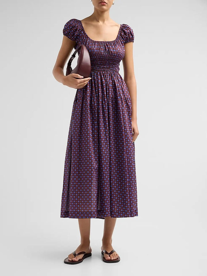 Quinelle Dress in Menorca Foulard - obligato