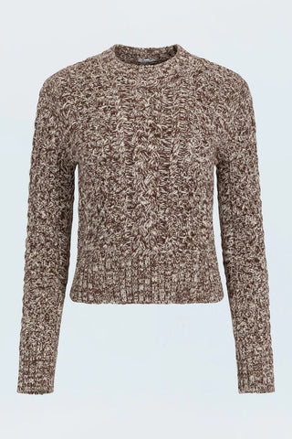 Quinn Shrunken Fisherman Sweater - obligato